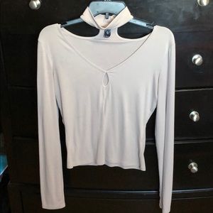 Nude Choker Top